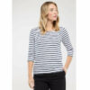 Tee-shirt Marinière manches 3/4 Armor Lux Femme "cap Coz"