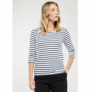 Tee-shirt Marinière manches 3/4 Armor Lux Femme "cap Coz"