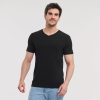 Tee-shirt organique col V homme Russell Men's Pure Organic V-Neck