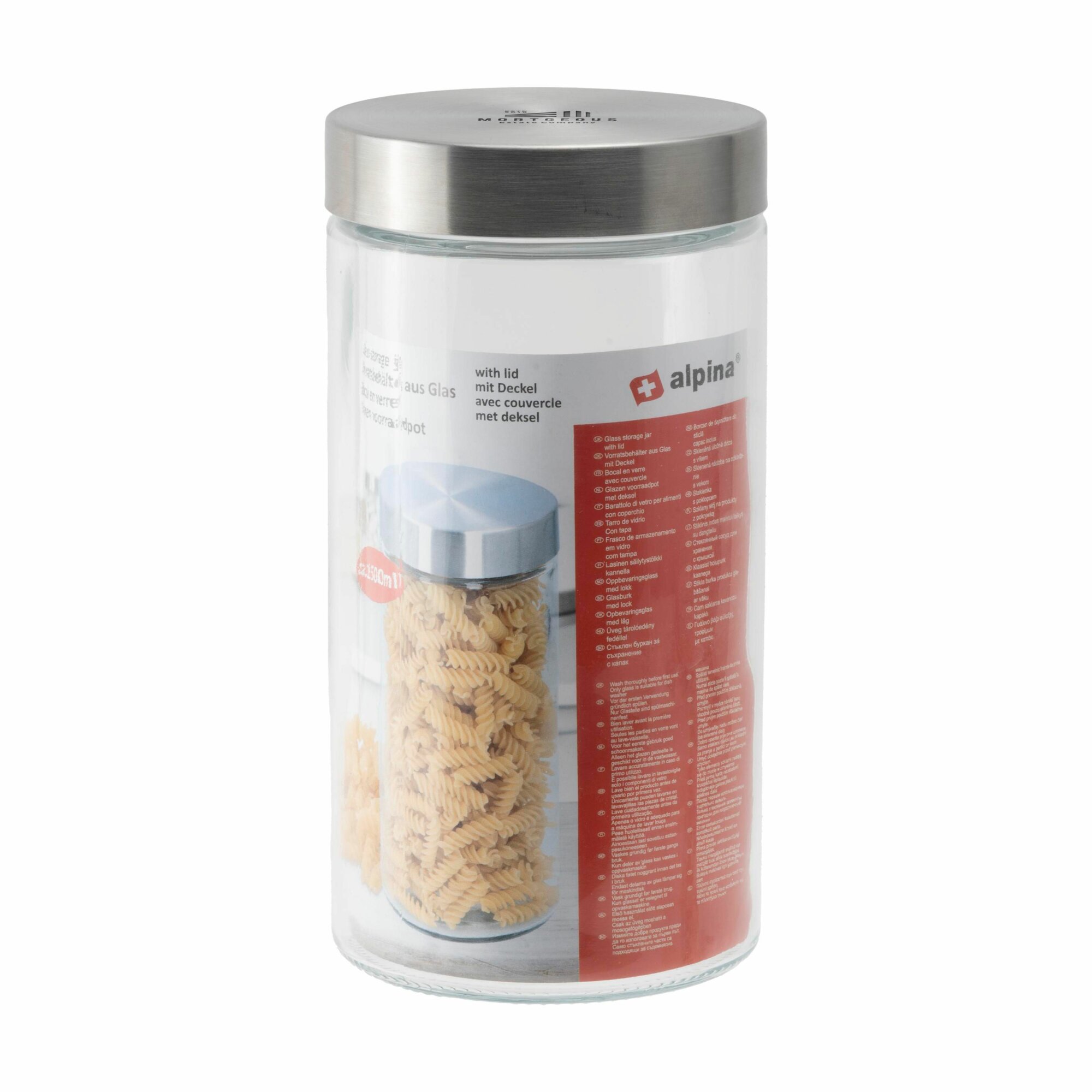 Trans Jar Pot de Rangement 1,5 L Trans Jar Pot de Rangement 1,5 L