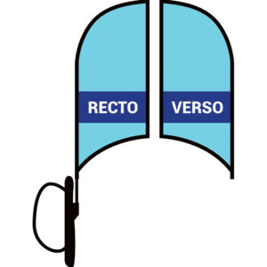 Sac à dos porte-drapeau Trekflag – vue 4