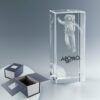 Trophée en Verre Rectangle 18×8 cm