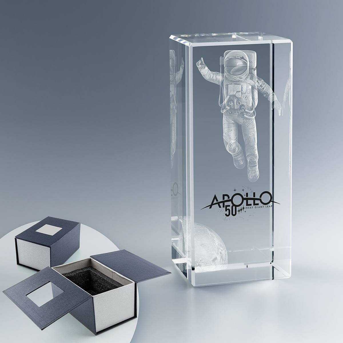 Trophée en Verre Rectangle 18×8 cm Trophée en Verre Rectangle 18×8 cm