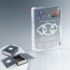 Trophée Facetté en Verre Personnalisable