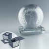 Trophée Sphère sur Socle de Verre