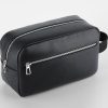 Trousse de toilette en simili cuir Quadra Tailored Luxe PU Wash Bag