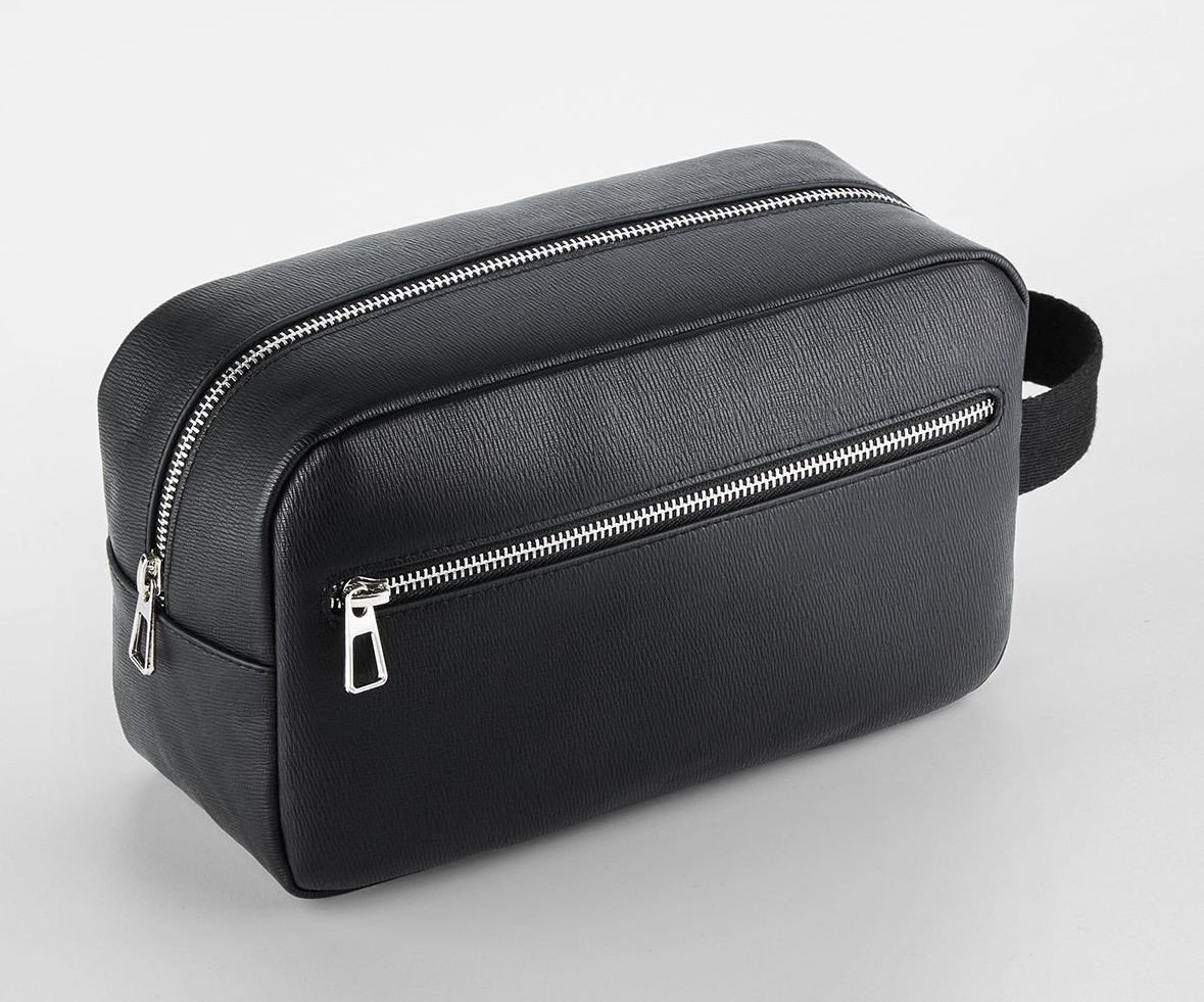 Trousse de toilette en simili cuir Quadra Tailored Luxe PU Wash Bag Trousse de toilette en simili cuir Quadra Tailored Luxe PU Wash Bag