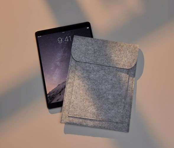 Trousse Housse pour iPad en feutrine Bag Base Felt Slip Trousse Housse pour iPad en feutrine Bag Base Felt Slip