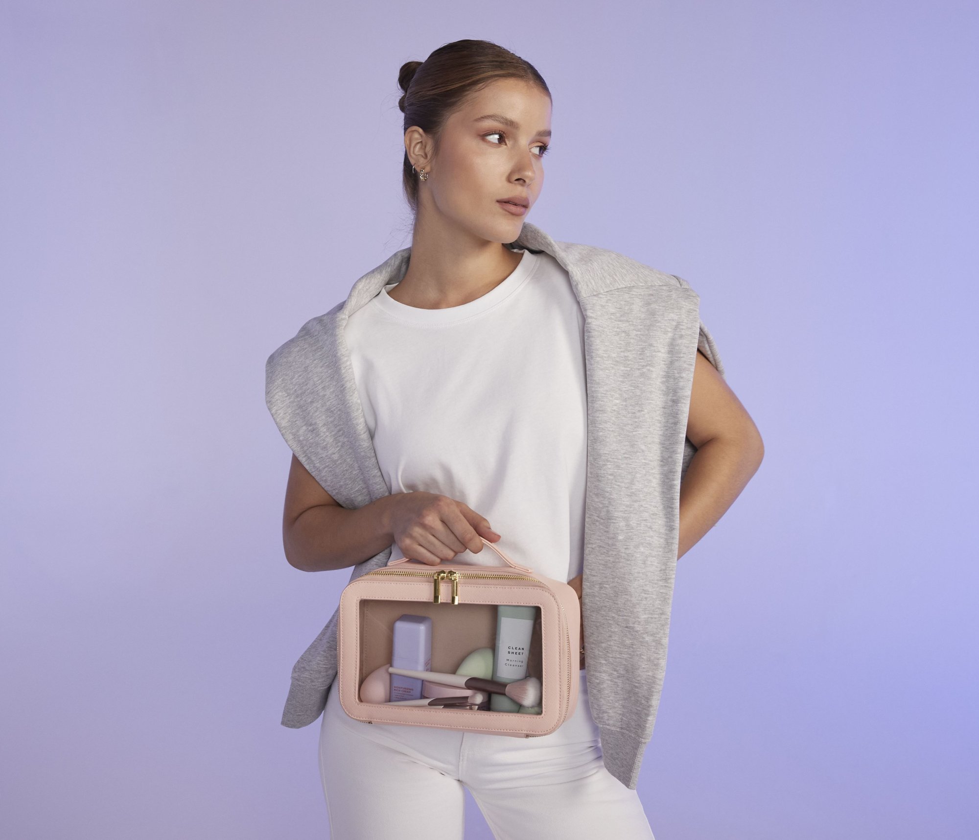 Trousse Mallette de voyage transparente "Boutique" Bag Base Boutique Clear Window Travel Case Trousse Mallette de voyage transparente "Boutique" Bag Base Boutique Clear Window Travel Case