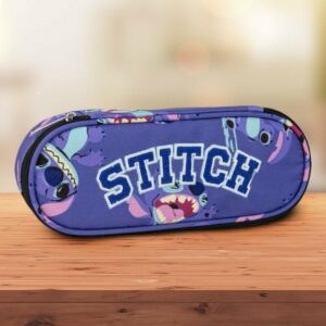Trousse Ovale Stitch Disney Bleue