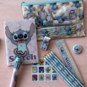 Trousse Papeterie Scolaire Stitch Disney