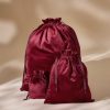 Trousse Pochette en velours pour cadeaux Bag Base Velvet Giftbag With Ribbon Drawstring