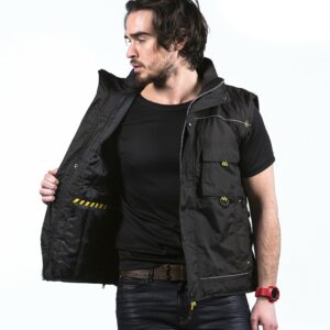 Bodywarmer de travail ripstop Tube – vue 5