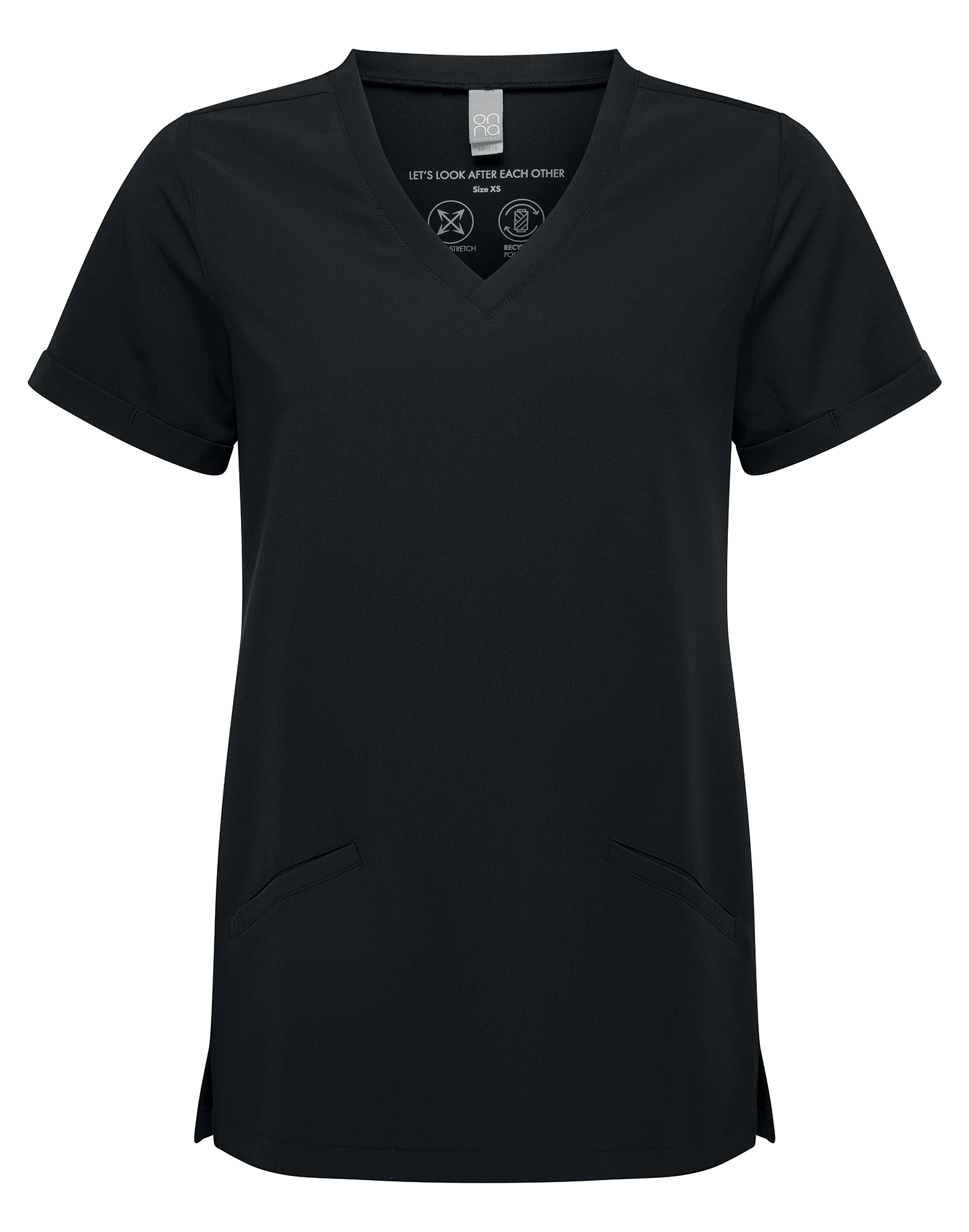 Tunique stretch manches courtes femme Onna NN310 Tunique stretch manches courtes femme Onna NN310