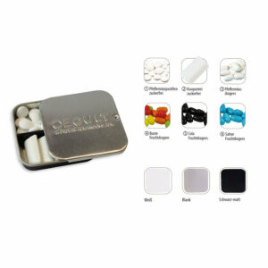 Twin Tin blanche embossée, blanc individuel