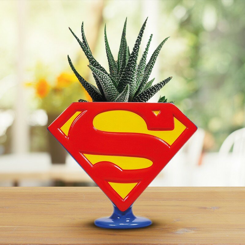 Vase Superman Logo Vase Superman Logo