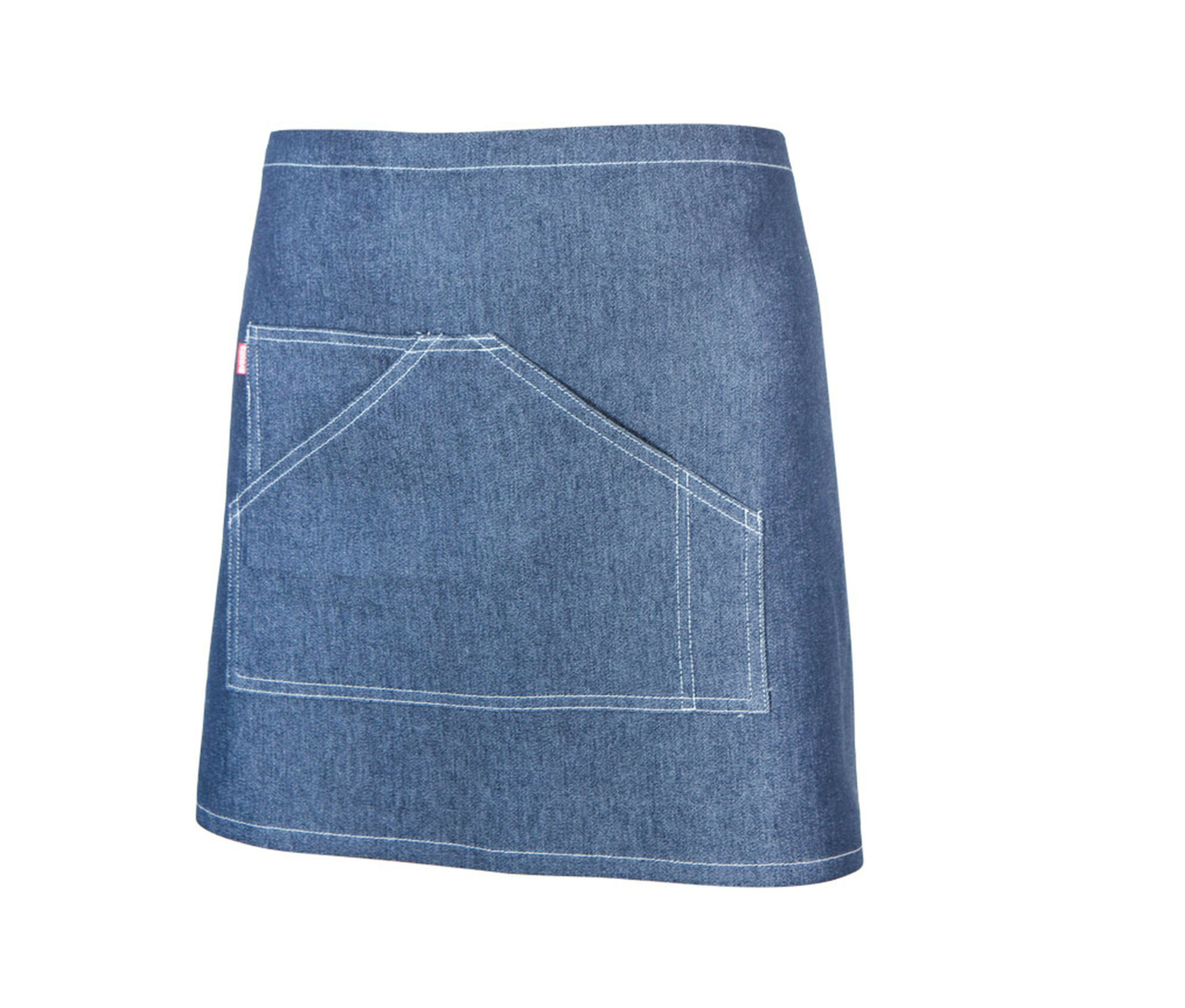 Velilla Tablier En Denim Court Velilla Tablier En Denim Court