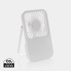 Ventilateur de bureau en plastique recyclé RCS Aervina