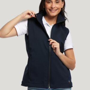 Bodywarmer softshell femme fabriqué en France Vercors – vue 2