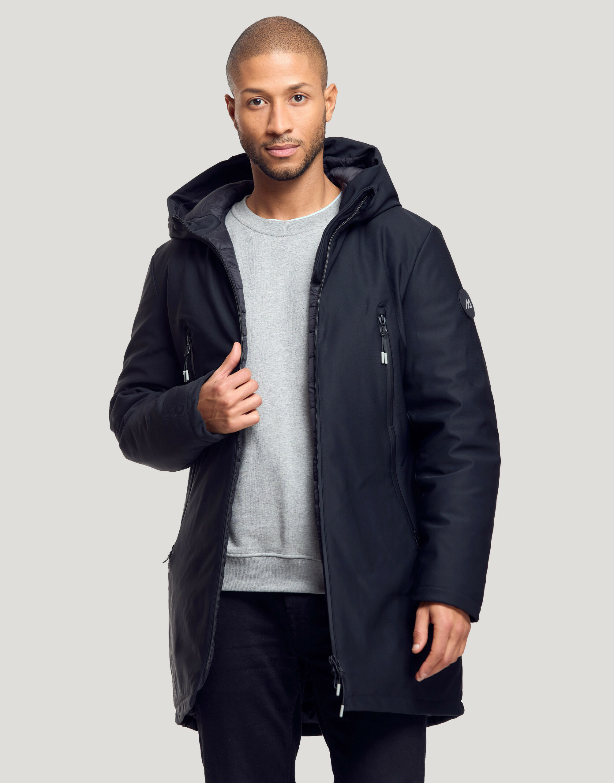 Parka softshell doublée doudoune Vermont Parka softshell doublée doudoune Vermont – vue 5