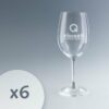 Verre à vin personnalisé en cristal Bohemia Cristal