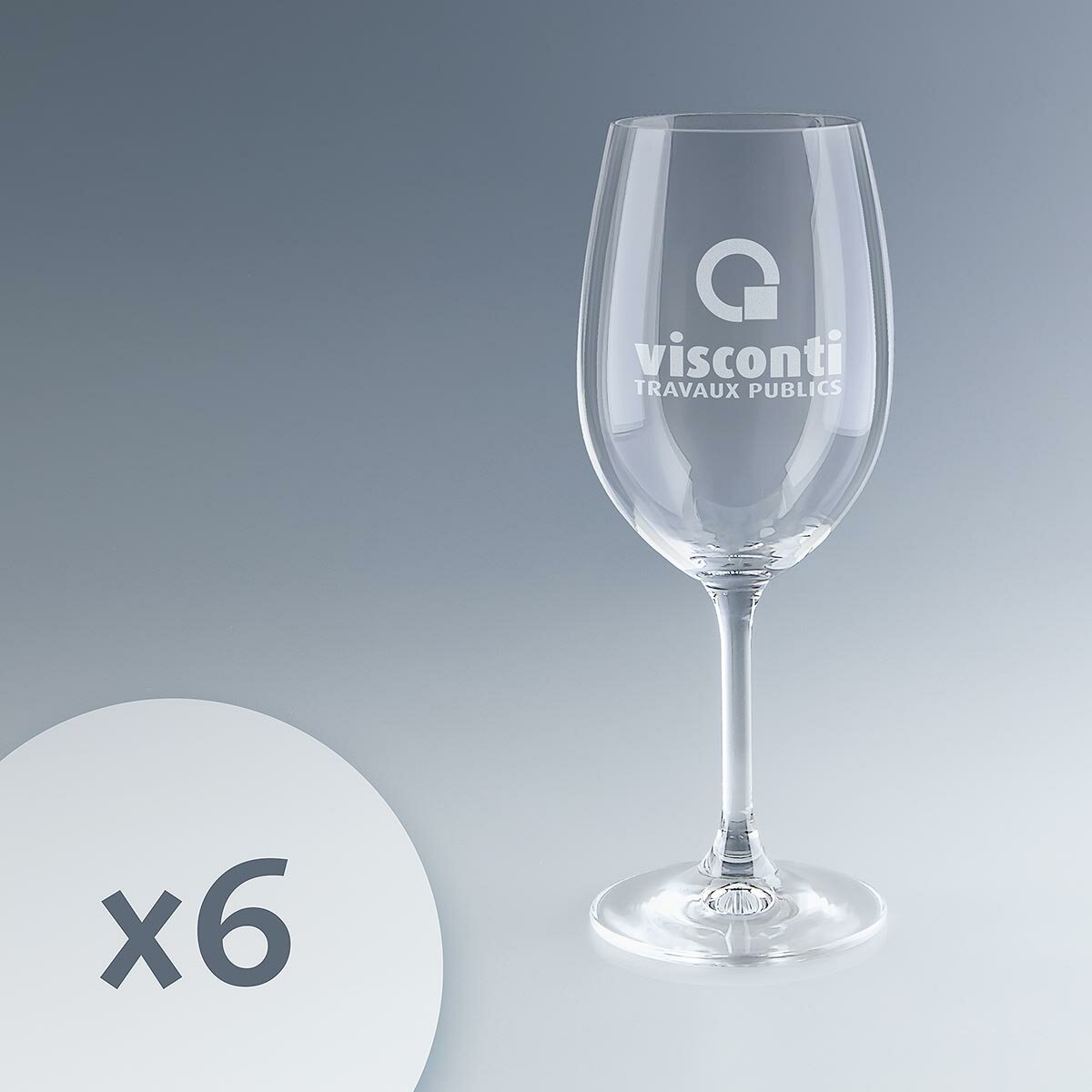 Verre à vin personnalisé en cristal Bohemia Cristal Verre à vin personnalisé en cristal Bohemia Cristal