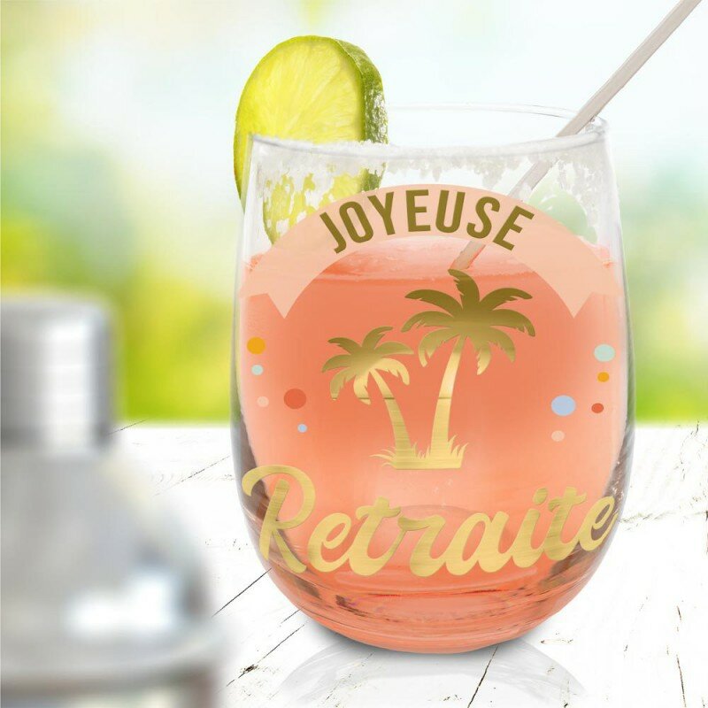 Verre Arrondi Joyeuse Retraite Verre Arrondi Joyeuse Retraite