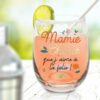 Verre Arrondi Mamie Chérie que j'aime à la folie