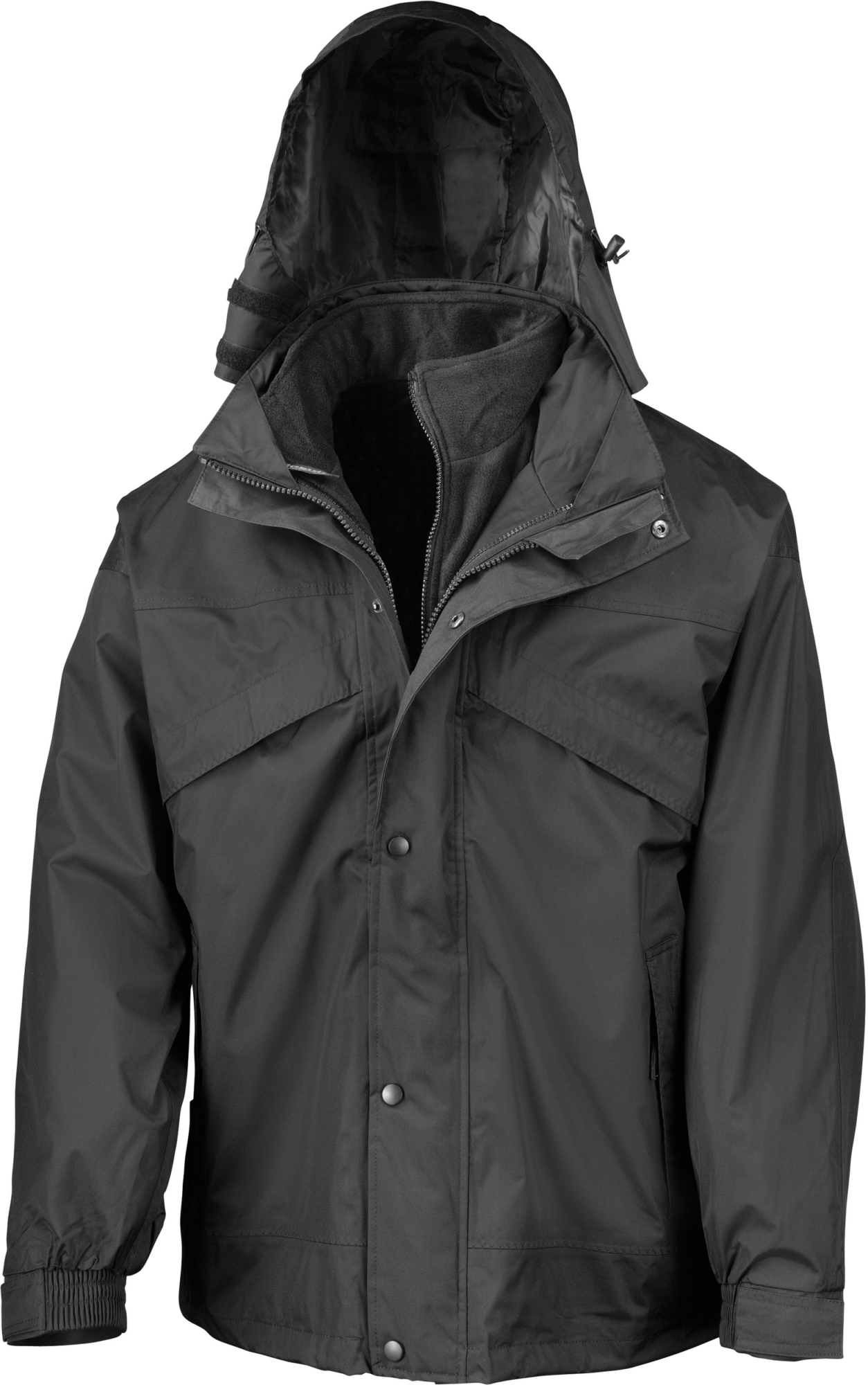 Veste 3 en 1 zip & clic Result R68 Veste 3 en 1 zip & clic Result R68