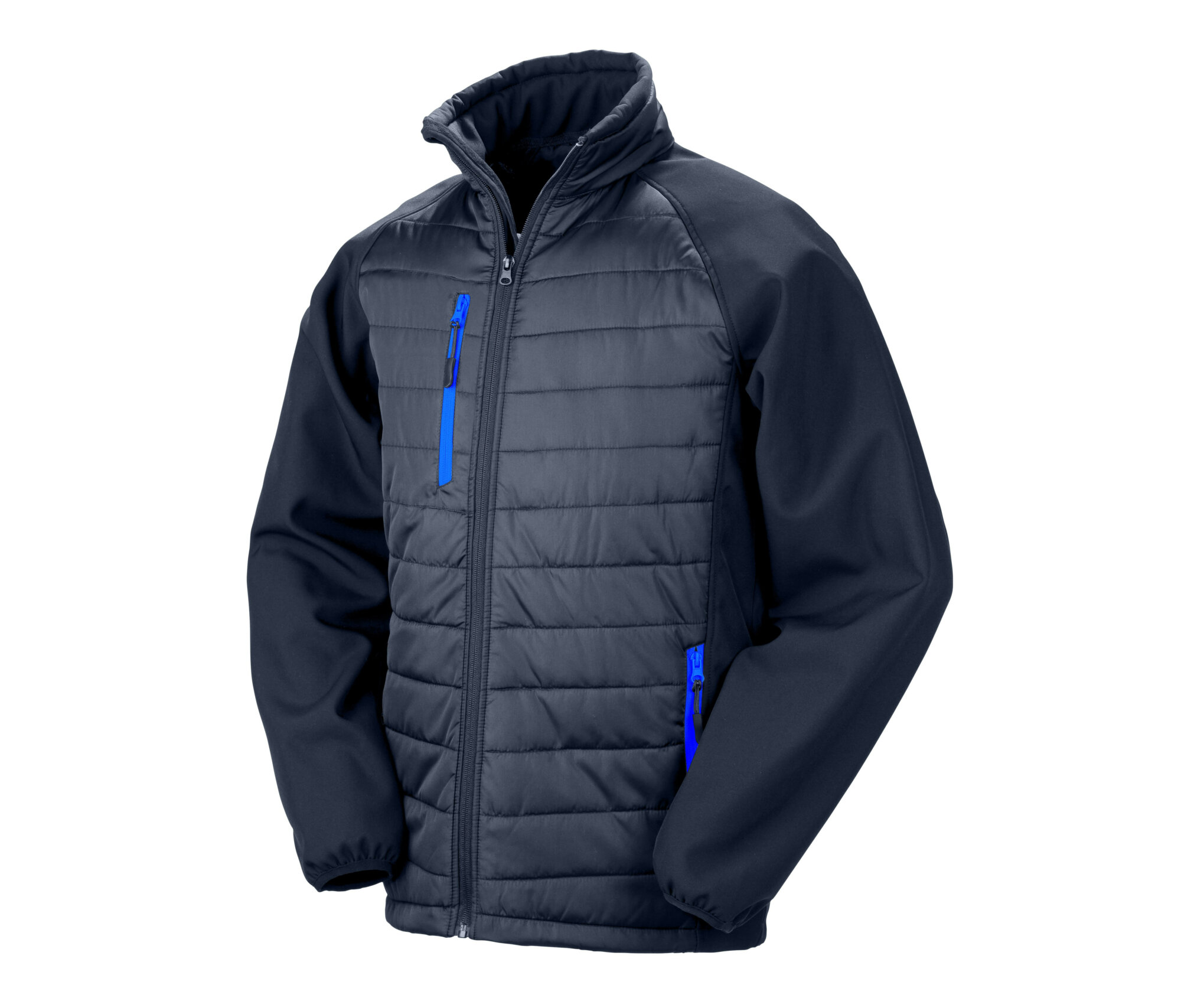 Veste bi-matière Result Black Compass Padded Softshell Jacket Veste bi-matière Result Black Compass Padded Softshell Jacket