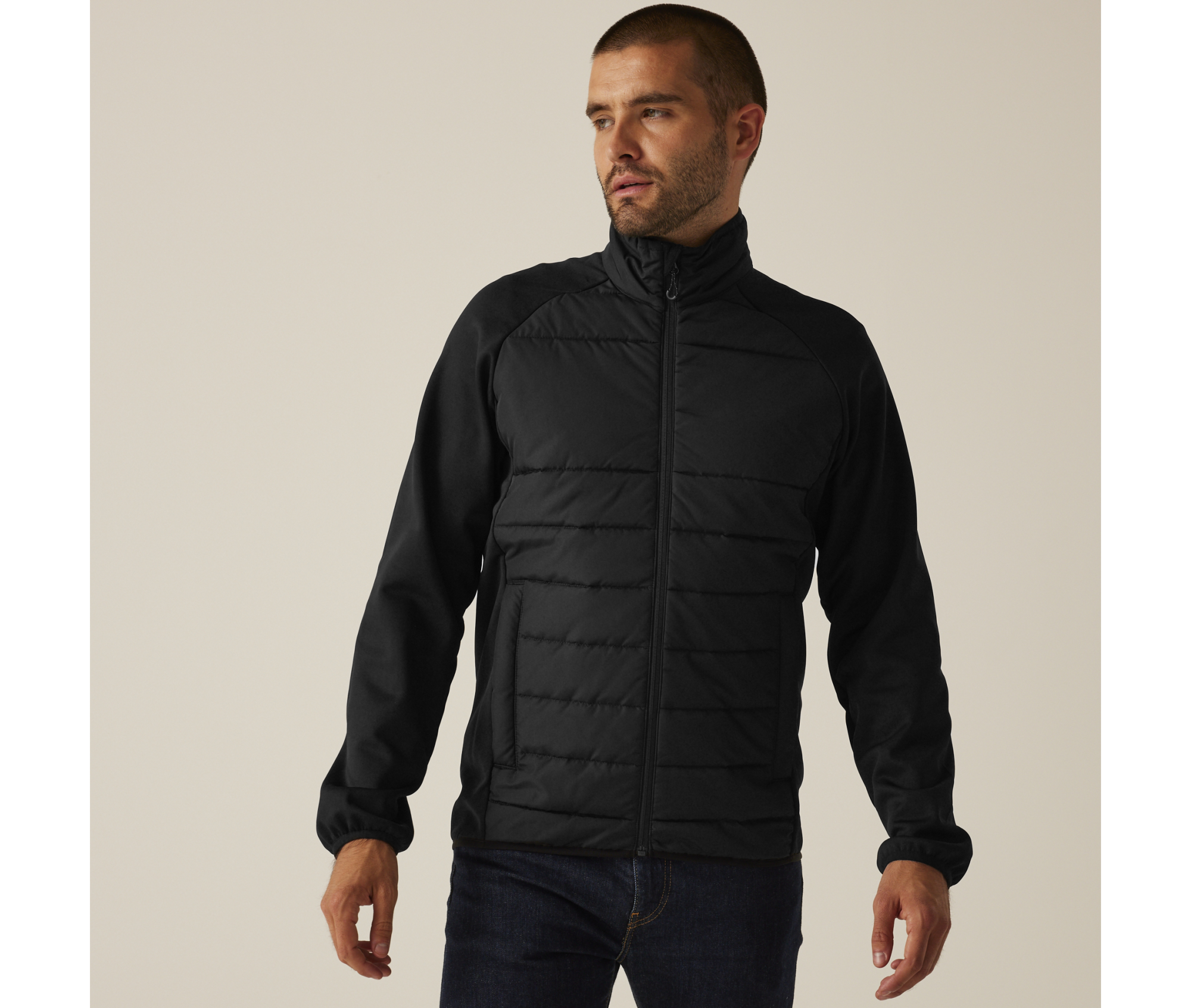 Veste Blouson bi-matière Regatta Essential Hybrid Jacket Veste Blouson bi-matière Regatta Essential Hybrid Jacket