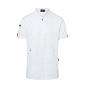 Veste de cuisiner manches courtes écoresponsable Karlowsky Short Sleeve Chef Jacket Green-Generation