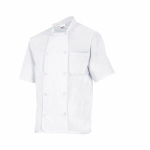 Veste de cuisinier en polycoton Velilla De Manches Courtes