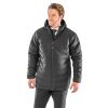 Veste matelassée d'hiver tendance et recyclée Result Black Compass Padded Winter Jacket