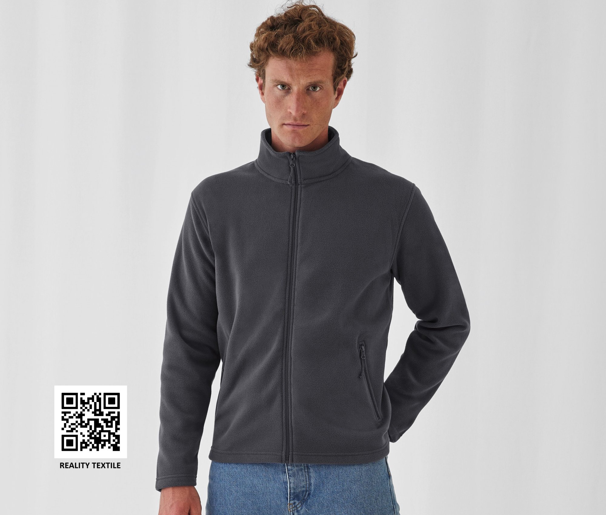 Veste polaire zippée homme B&c Bcid.501 Men Fleece Veste polaire zippée homme B&c Bcid.501 Men Fleece