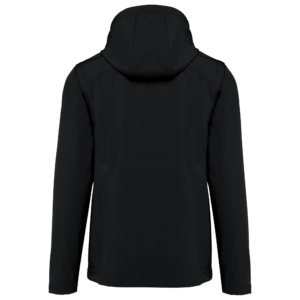 Veste Softshell 3 couches à capuche avec manches amovibles unisexe Kariban K422