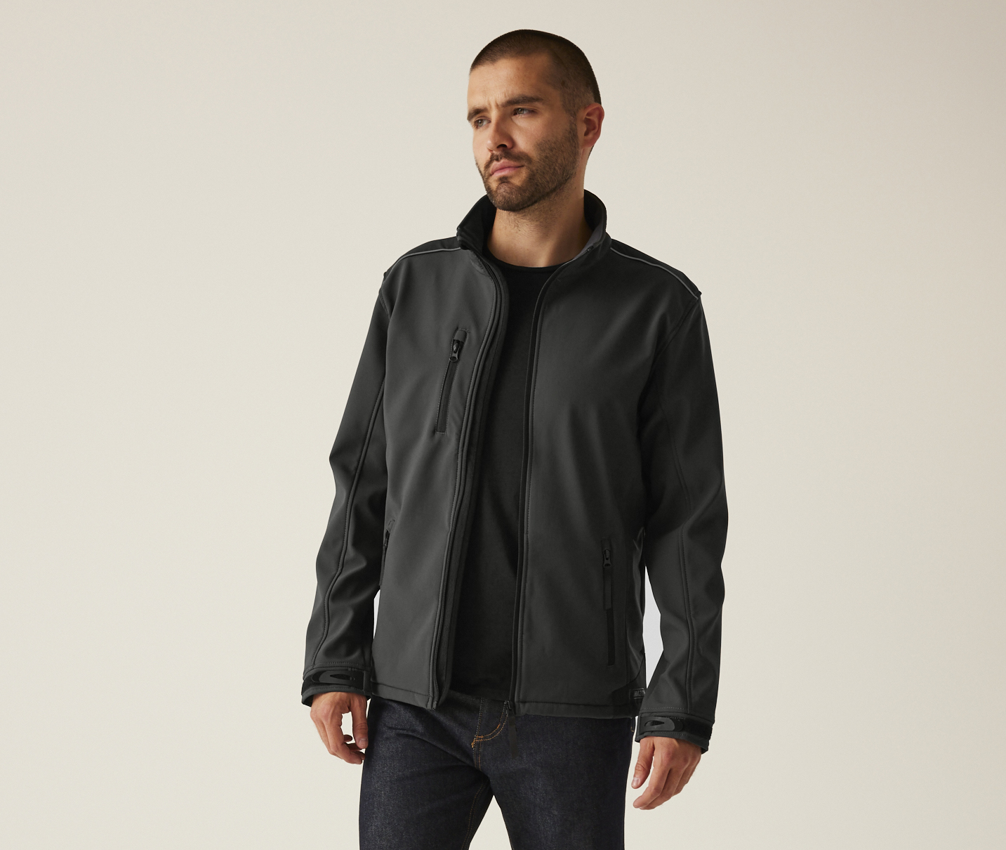 Veste Softshell 3 couches haute visibilité Regatta Sandstorm Ripstop Veste Softshell 3 couches haute visibilité Regatta Sandstorm Ripstop