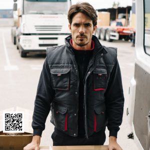 Vêtement de travail Velilla Gilet Matelassé Bicolore Multipoches