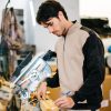 Vêtement de travail Velilla Sweat Bicolore Col Zippé