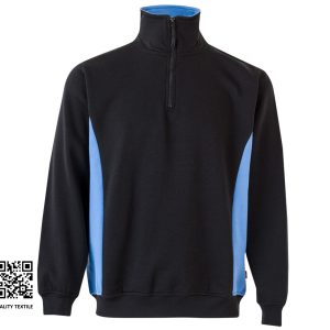 Vêtement de travail Velilla Sweat Bicolore Col Zippé