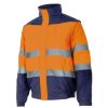 Vêtement haute visibilité Blouson matelassé 2 en 1 Velilla Two-Tone High Visibility Padded Jacket