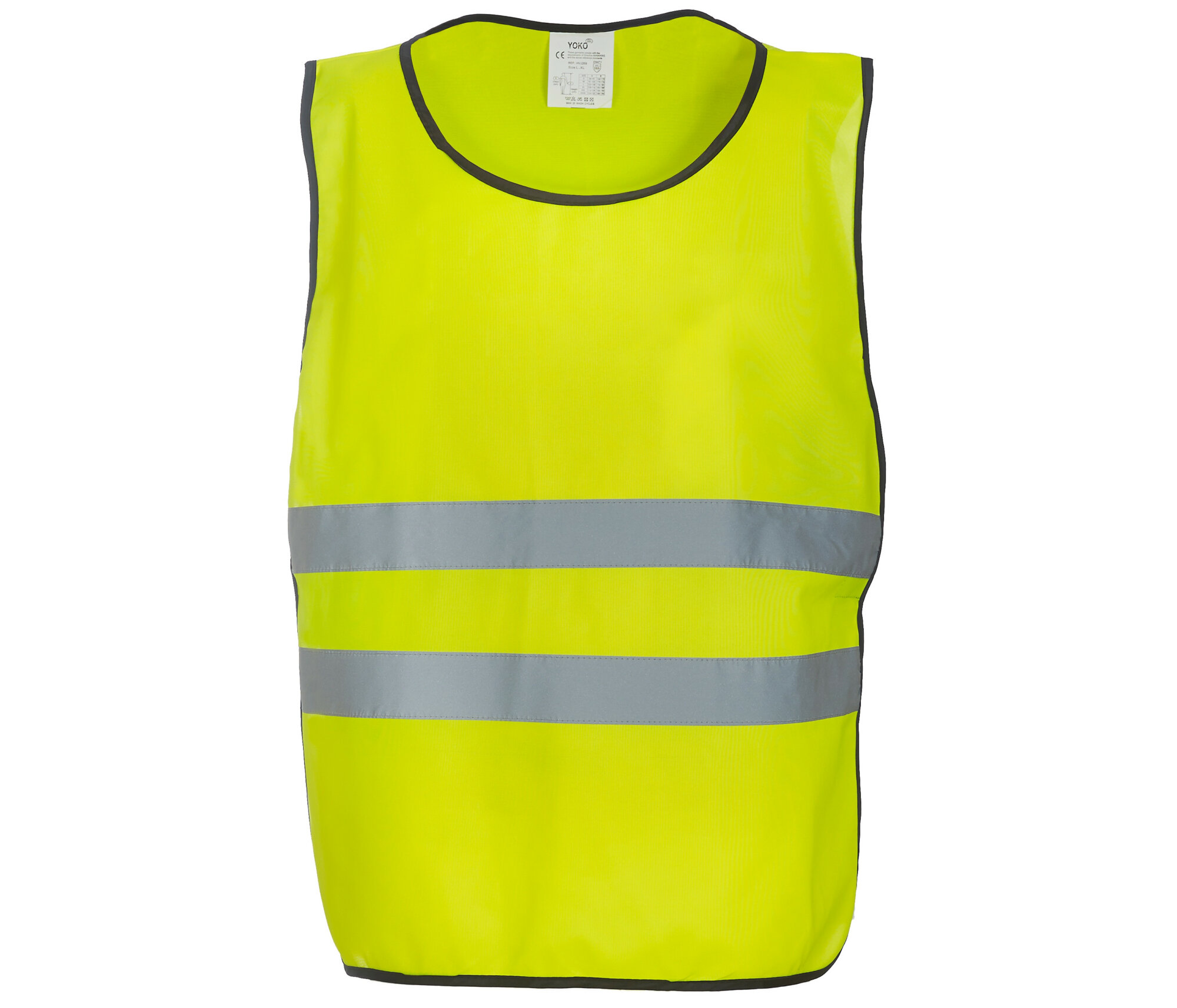 Vêtement haute visibilité Chasuble de sécurité Yoko Hi-Vis 2 Band Tabard Vêtement haute visibilité Chasuble de sécurité Yoko Hi-Vis 2 Band Tabard