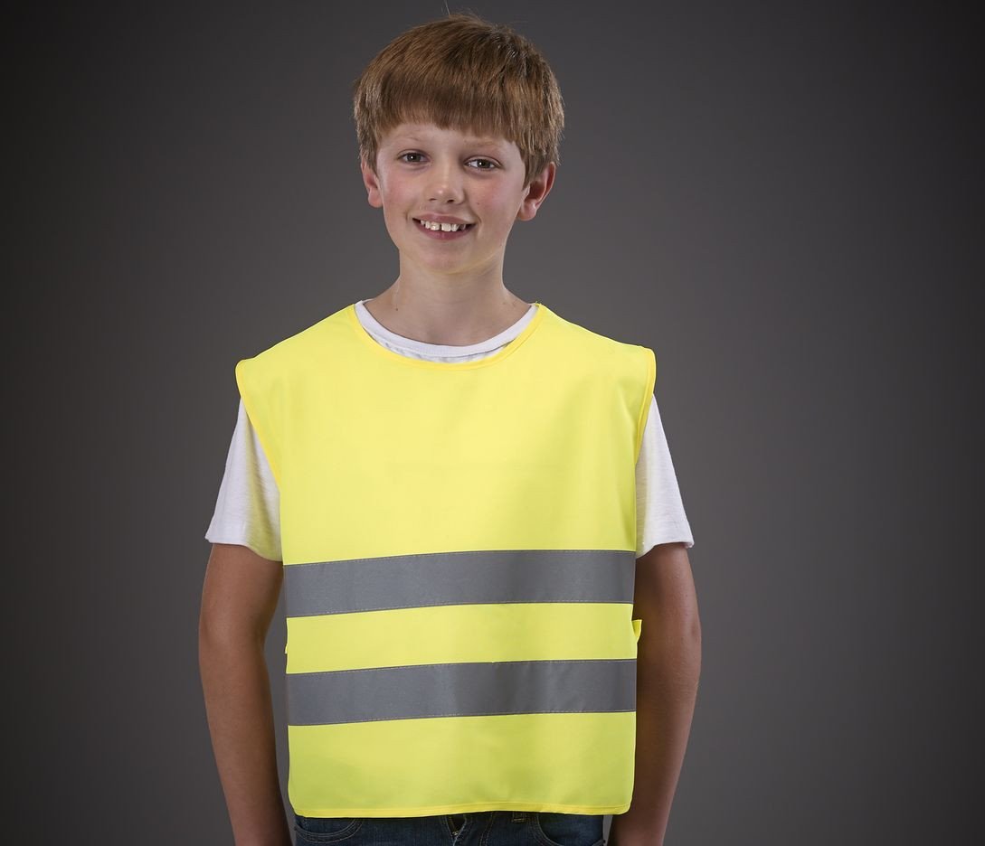 Vêtement haute visibilité Chasuble enfant Yoko Kids Hi-Vis Two Band Tabard Vêtement haute visibilité Chasuble enfant Yoko Kids Hi-Vis Two Band Tabard