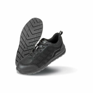 Vêtement haute visibilité Chaussures de sécurité Result All Black Safety Trainer