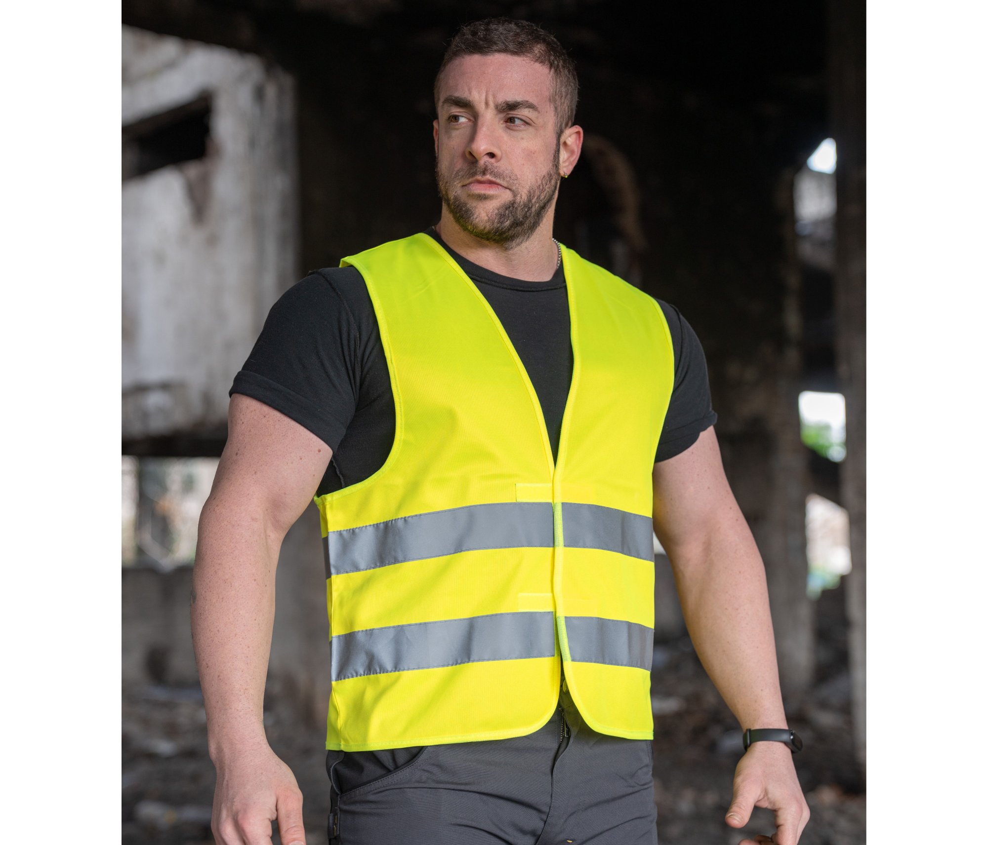 Vêtement haute visibilité Gilet de sécurité imprimé Visitor ou Security Korntex Safety Vest For Print "passau" Vêtement haute visibilité Gilet de sécurité imprimé Visitor ou Security Korntex Safety Vest For Print "passau"