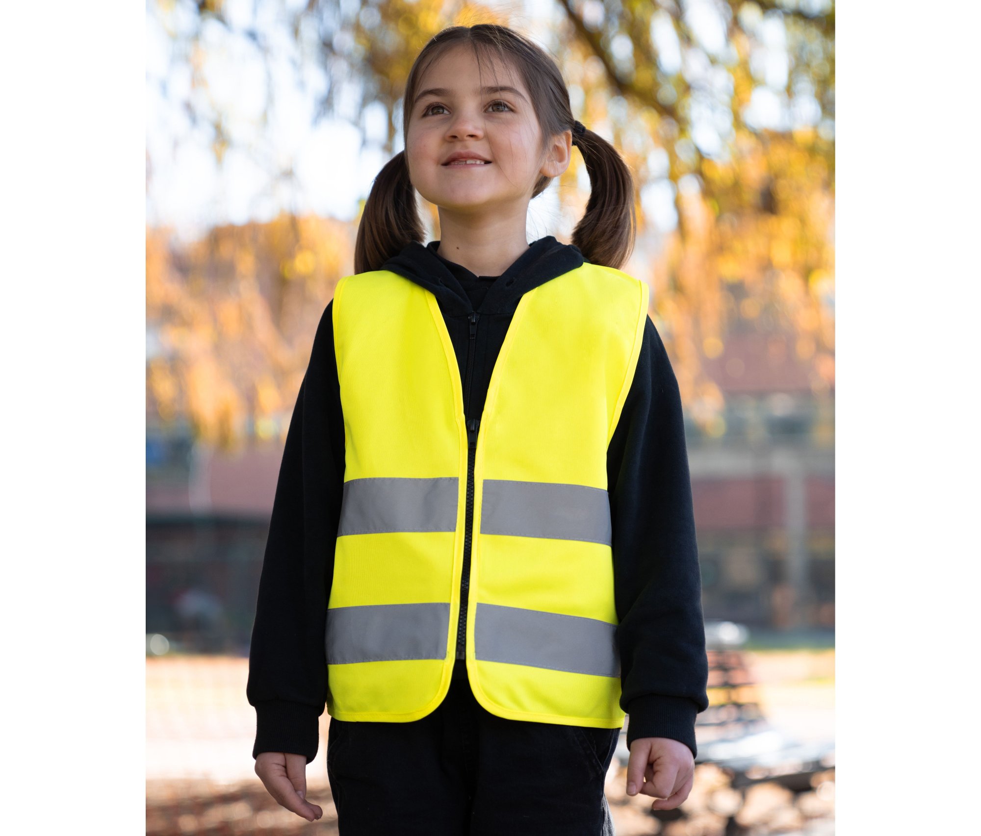 Vêtement haute visibilité Gilet de sécurité pour enfants avec fermeture éclair Korntex Safety Vest For Kids With Zipper Vêtement haute visibilité Gilet de sécurité pour enfants avec fermeture éclair Korntex Safety Vest For Kids With Zipper