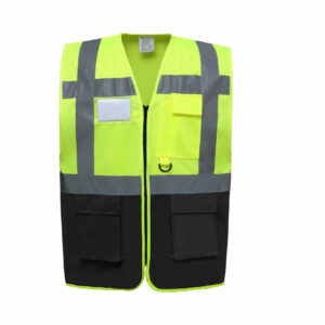 Vêtement haute visibilité Gilet multi-fonction sécurité Yoko Multi-Functional Executive Hi-Vis Waistcoat