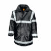 Vêtement haute visibilité Parka bandes rétro réfléchissantes Result Management Coat