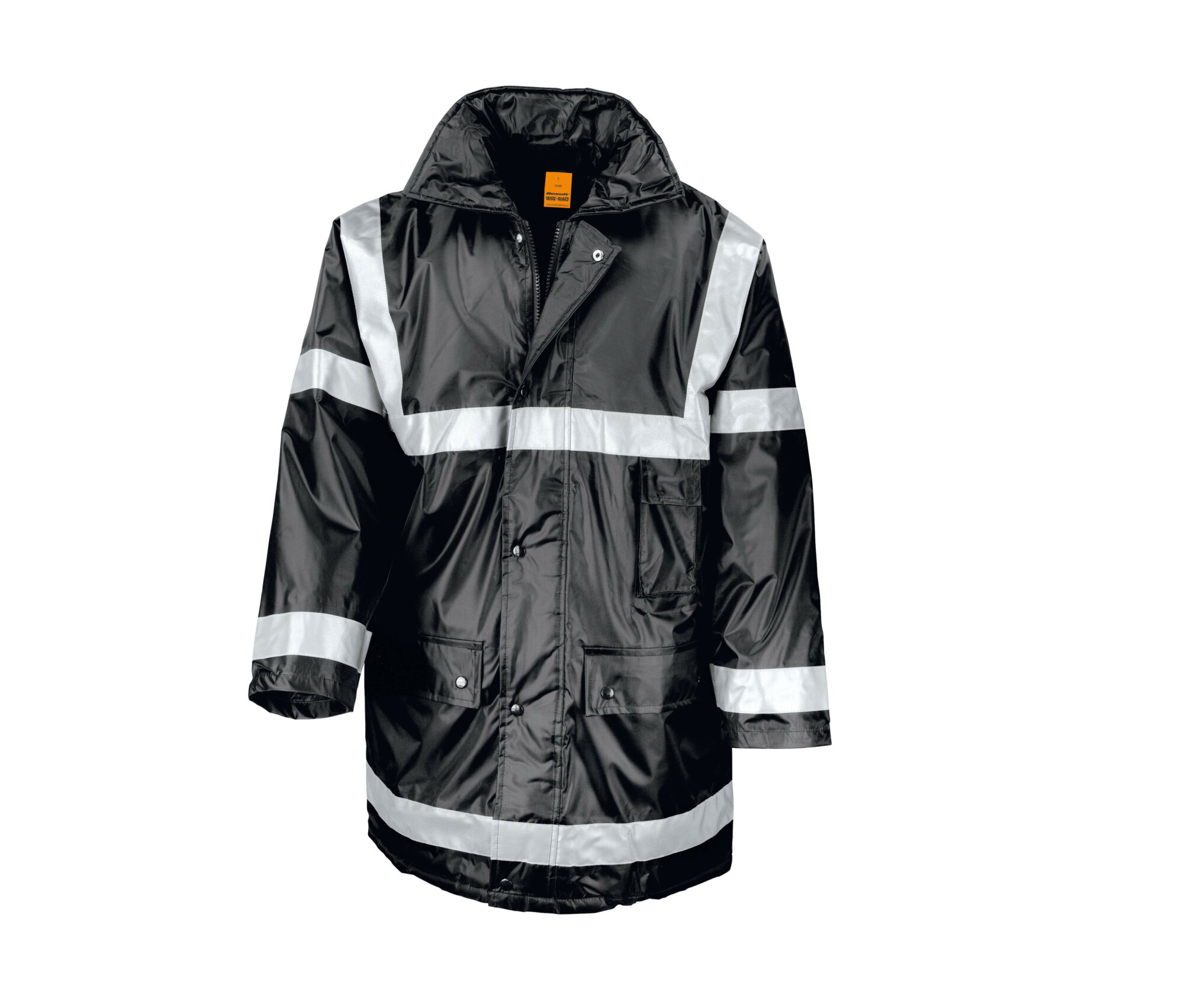 Vêtement haute visibilité Parka bandes rétro réfléchissantes Result Management Coat Vêtement haute visibilité Parka bandes rétro réfléchissantes Result Management Coat
