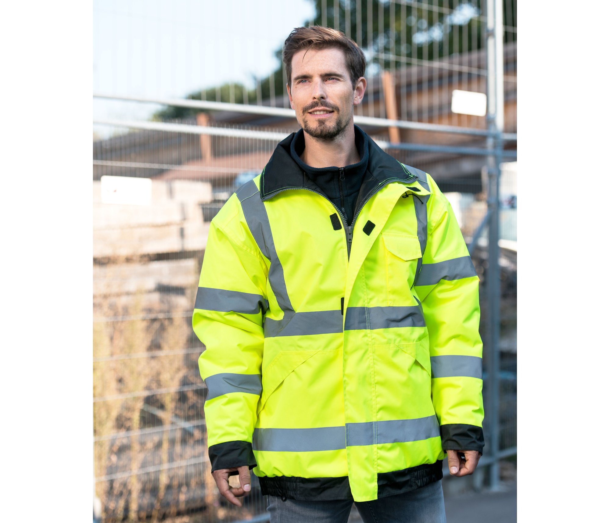 Vêtement haute visibilité Parka Korntex Hi-Vis Rain Jacket Tampere Vêtement haute visibilité Parka Korntex Hi-Vis Rain Jacket Tampere